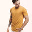 Camiseta Everyday Amarela Viscose EcoVero™ & Tingimento Reativo EZUTUS Roupa Masculina Básica de Qualidade