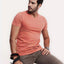 Camiseta Algodão 301 Rosa Algodão BCI™ & Tingimento Reativo EZUTUS Roupa Masculina Básica de Qualidade