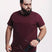 Camiseta Algodão 301 Vinho | Plus Size Algodão BCI™ & Tingimento Reativo EZUTUS Roupa Masculina Básica de Qualidade