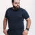 Camiseta Everyday Plus Azul Marinho | Plus Size Viscose EcoVero™ & Tingimento Reativo EZUTUS Roupa Masculina Básica de Qualidade