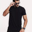 Camiseta Evolution Preta Viscose EcoVero™ & Tratamento Anti Odor EZUTUS Roupa Masculina Básica de Qualidade