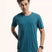 Camiseta Ultraleve Azul Viscose EcoVero™ & Algodão Flame EZUTUS Roupa Masculina Básica de Qualidade