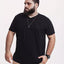 Camiseta Ultraleve Preta | Plus Size Viscose EcoVero™ & Algodão Flame EZUTUS Roupa Masculina Básica de Qualidade