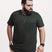 Camiseta Ultraleve Verde Escura | Plus Size Viscose EcoVero™ & Algodão Flame EZUTUS Roupa Masculina Básica de Qualidade
