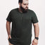 Camiseta Ultraleve Verde Escura | Plus Size Viscose EcoVero™ & Algodão Flame EZUTUS Roupa Masculina Básica de Qualidade