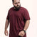 Camiseta Ultraleve Vinho | Plus Size Viscose EcoVero™ & Algodão Flame EZUTUS Roupa Masculina Básica de Qualidade